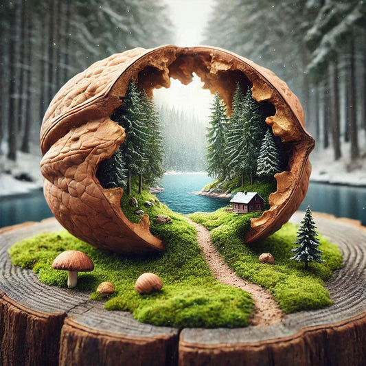 Diamond Painting - Full Round - Walnut Forest (40*40CM)