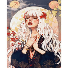 Load image into Gallery viewer, Diamond Painting - Full Round - White-Haired Girl (40*50CM)
