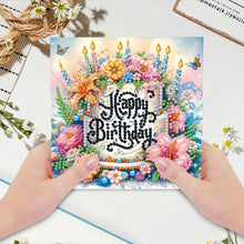 Load image into Gallery viewer, 6pcs Diamond Painting Greeting Cards DIY Diamond Art Cards Handmade Arts Crafts
