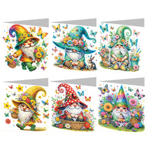Load image into Gallery viewer, 6pcs Diamond Painting Greeting Cards DIY Diamond Art Cards Handmade Arts Crafts
