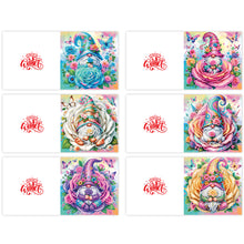 Load image into Gallery viewer, 6pcs Diamond Painting Greeting Cards DIY Diamond Art Cards Handmade Arts Crafts
