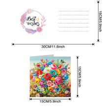 Load image into Gallery viewer, 6pcs Diamond Painting Greeting Cards DIY Diamond Art Cards Handmade Arts Crafts
