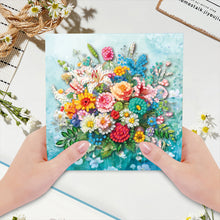 Load image into Gallery viewer, 6pcs Diamond Painting Greeting Cards DIY Diamond Art Cards Handmade Arts Crafts
