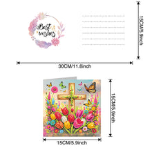 Load image into Gallery viewer, 6pcs Diamond Painting Greeting Cards DIY Diamond Art Cards Handmade Arts Crafts
