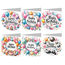 Load image into Gallery viewer, 6pcs Diamond Painting Greeting Cards DIY Diamond Art Cards Handmade Arts Crafts
