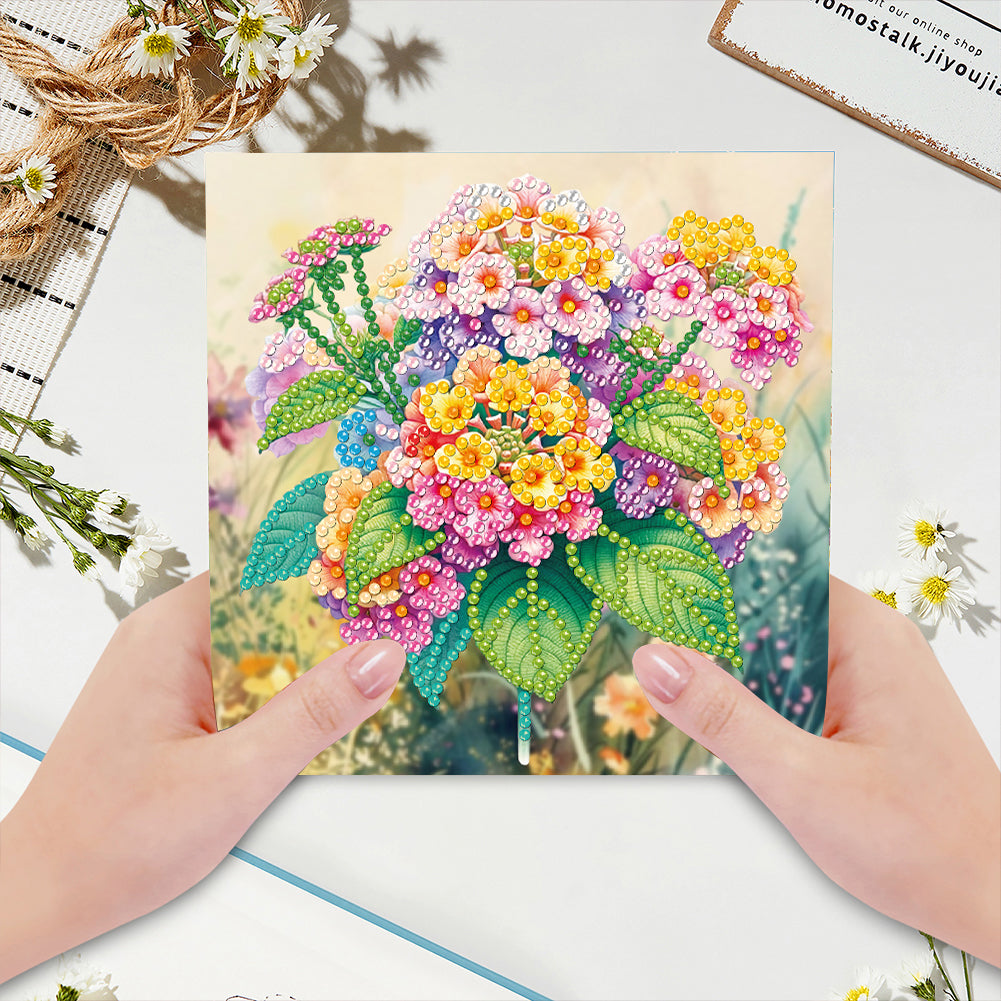 6pcs Diamond Painting Greeting Cards DIY Diamond Art Cards Handmade Arts Crafts