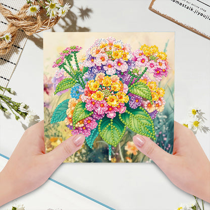 6pcs Diamond Painting Greeting Cards DIY Diamond Art Cards Handmade Arts Crafts