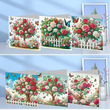 Load image into Gallery viewer, 6pcs Diamond Painting Greeting Cards DIY Diamond Art Cards Handmade Arts Crafts
