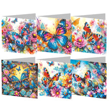 Load image into Gallery viewer, 6pcs Diamond Painting Greeting Cards DIY Diamond Art Cards Handmade Arts Crafts
