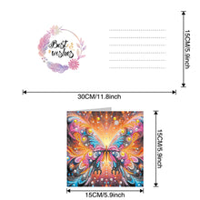 Load image into Gallery viewer, 6pcs Diamond Painting Greeting Cards DIY Diamond Art Cards Handmade Arts Crafts
