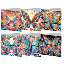 Load image into Gallery viewer, 6pcs Diamond Painting Greeting Cards DIY Diamond Art Cards Handmade Arts Crafts

