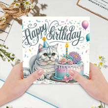 Load image into Gallery viewer, 6pcs Diamond Painting Greeting Cards DIY Diamond Art Cards Handmade Arts Crafts
