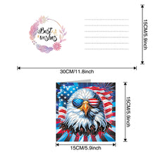 Load image into Gallery viewer, 6Pcs DIY Diamond Painting Greeting Card with Envelope 5D DIY Drill Painting Card
