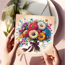Load image into Gallery viewer, 6Pcs DIY Diamond Painting Greeting Card with Envelope 5D DIY Drill Painting Card

