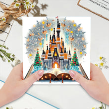 Load image into Gallery viewer, 6Pcs DIY Diamond Painting Greeting Card with Envelope 5D DIY Drill Painting Card
