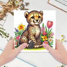 Load image into Gallery viewer, 6Pcs DIY Diamond Painting Greeting Card with Envelope 5D DIY Drill Painting Card

