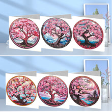 Load image into Gallery viewer, 6Pcs DIY Diamond Painting Greeting Card with Envelope 5D DIY Drill Painting Card
