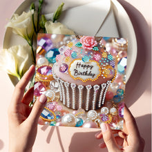 Load image into Gallery viewer, 6Pcs DIY Diamond Painting Greeting Card with Envelope 5D DIY Drill Painting Card
