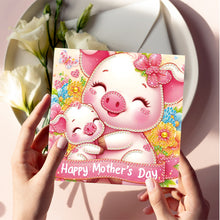 Load image into Gallery viewer, 6Pcs DIY Diamond Painting Greeting Card with Envelope 5D DIY Drill Painting Card
