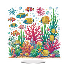 Load image into Gallery viewer, Acrylic Special Shape Bowl Flowers Desktop Diamond Art Kits Bedroom Table Decor
