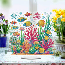 Load image into Gallery viewer, Acrylic Special Shape Bowl Flowers Desktop Diamond Art Kits Bedroom Table Decor
