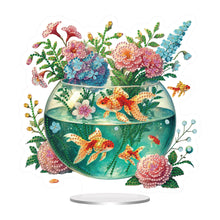 Load image into Gallery viewer, Acrylic Special Shape Bowl Flowers Desktop Diamond Art Kits Bedroom Table Decor
