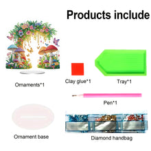 Load image into Gallery viewer, Acrylic Special Shape Bowl Flowers Desktop Diamond Art Kits Bedroom Table Decor
