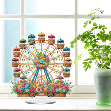 Load image into Gallery viewer, Acrylic Special Shape Bowl Flowers Desktop Diamond Art Kits Bedroom Table Decor
