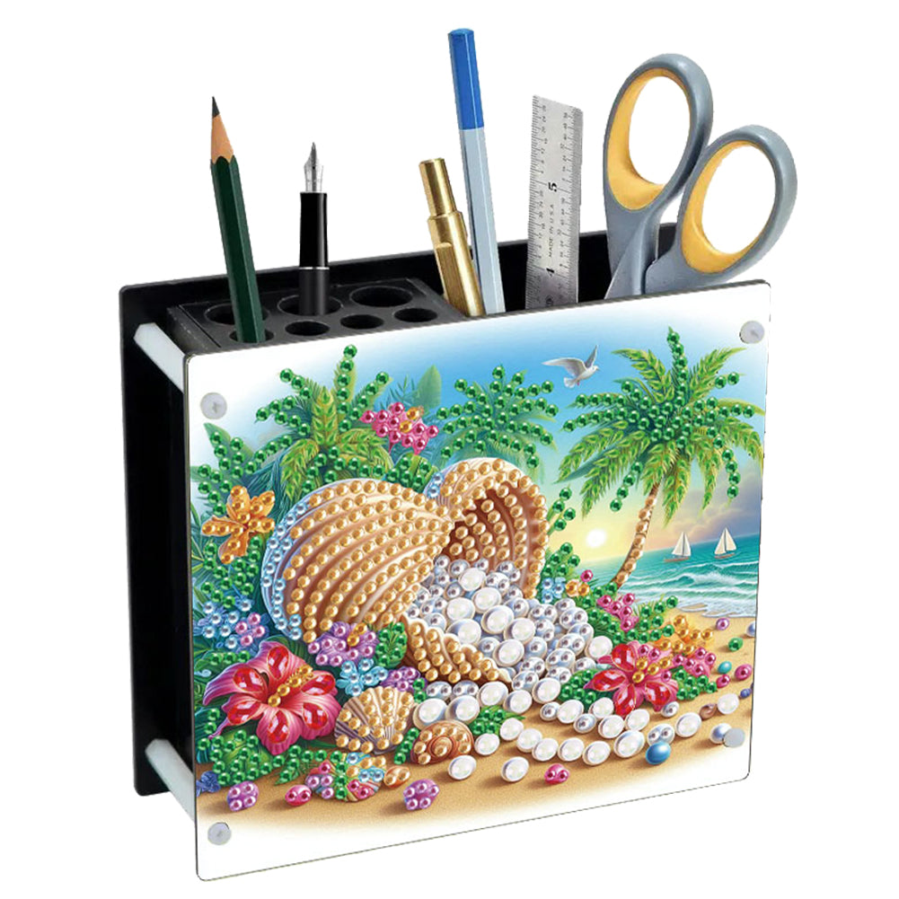 Acrylic Special Shape Animals DIY Diamond Painting Pen Holder Kit for Art Crafts