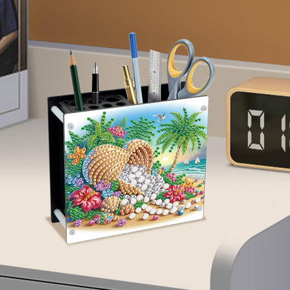 Acrylic Special Shape Animals DIY Diamond Painting Pen Holder Kit for Art Crafts