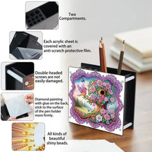 Load image into Gallery viewer, Acrylic Special Shape Animals DIY Diamond Painting Pen Holder Kit for Art Crafts
