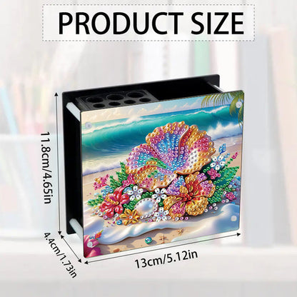 Acrylic Special Shape Animals DIY Diamond Painting Pen Holder Kit for Art Crafts