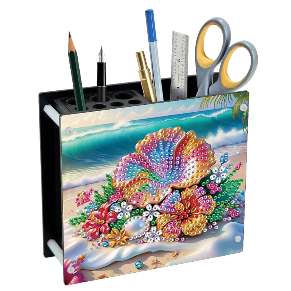 Acrylic Special Shape Animals DIY Diamond Painting Pen Holder Kit for Art Crafts