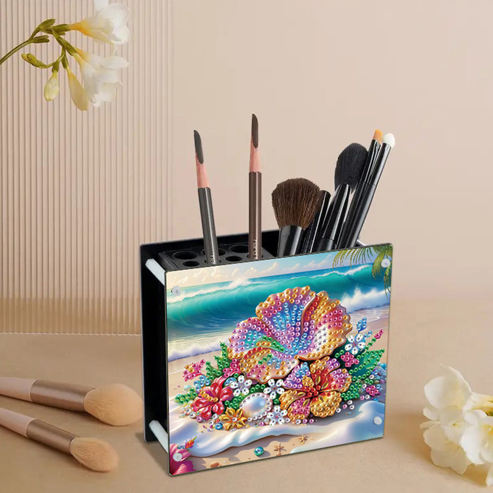 Acrylic Special Shape Animals DIY Diamond Painting Pen Holder Kit for Art Crafts