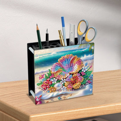 Acrylic Special Shape Animals DIY Diamond Painting Pen Holder Kit for Art Crafts