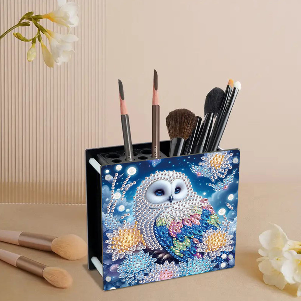 Acrylic Special Shape Animals DIY Diamond Painting Pen Holder Kit for Art Crafts