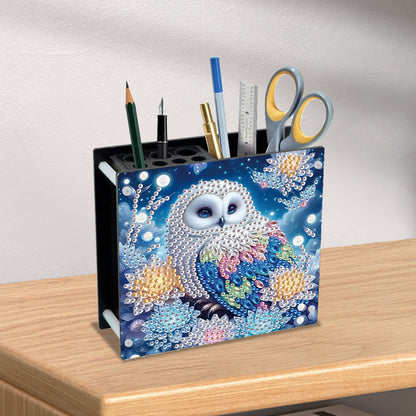 Acrylic Special Shape Animals DIY Diamond Painting Pen Holder Kit for Art Crafts