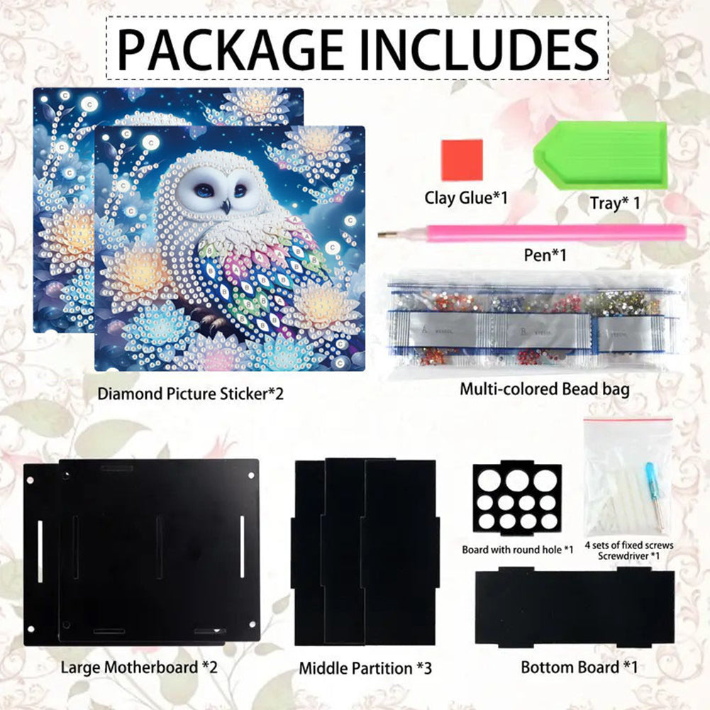 Acrylic Special Shape Animals DIY Diamond Painting Pen Holder Kit for Art Crafts