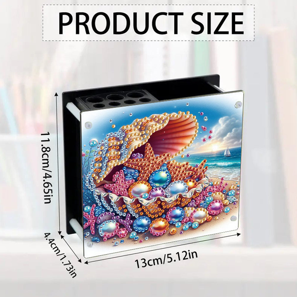 Acrylic Special Shape Animals DIY Diamond Painting Pen Holder Kit for Art Crafts