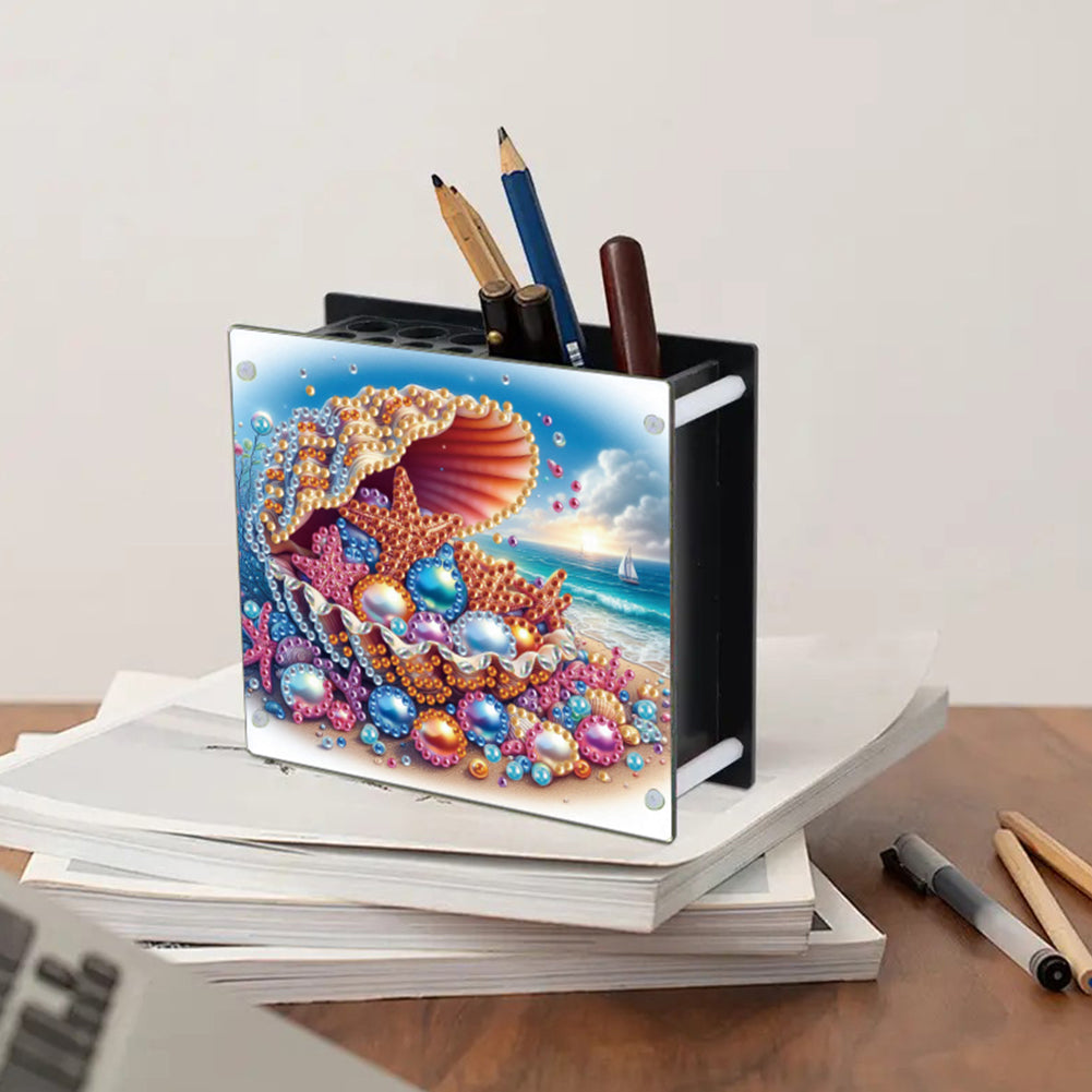 Acrylic Special Shape Animals DIY Diamond Painting Pen Holder Kit for Art Crafts
