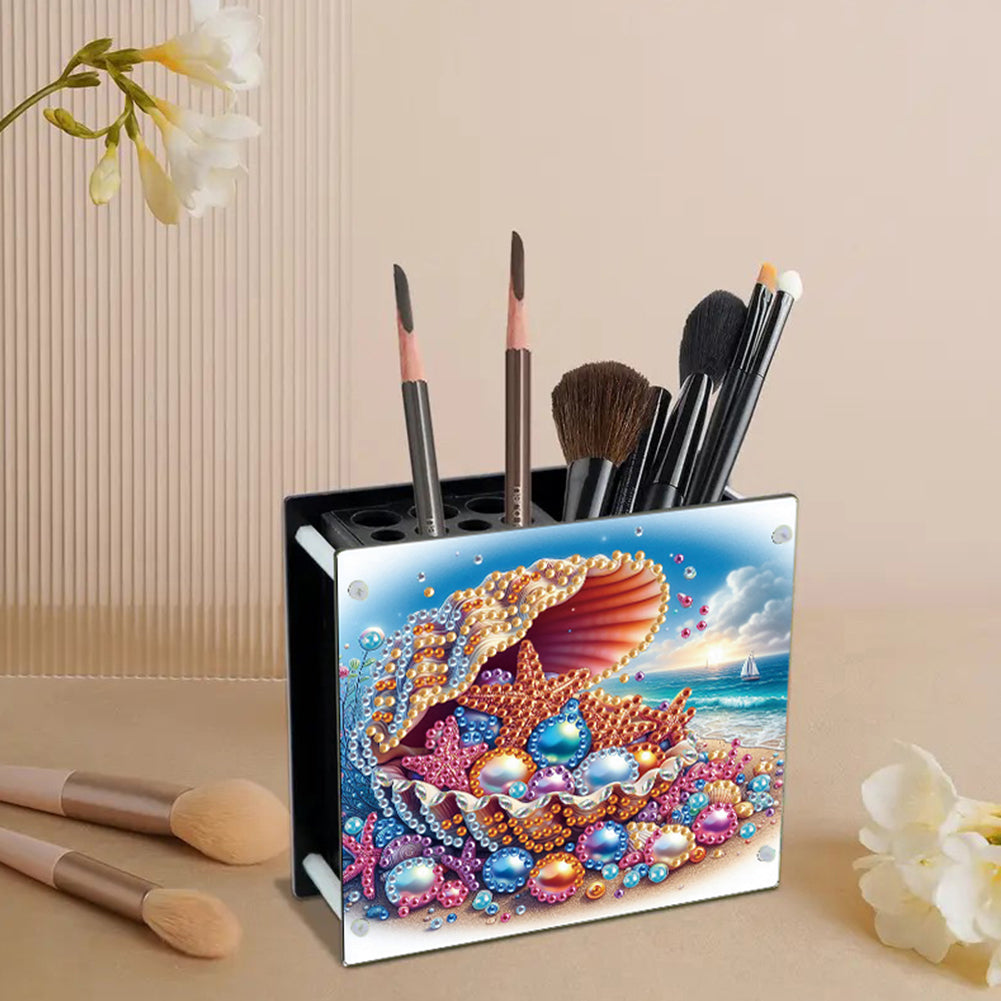 Acrylic Special Shape Animals DIY Diamond Painting Pen Holder Kit for Art Crafts