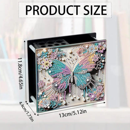 Acrylic Special Shape Animals DIY Diamond Painting Pen Holder Kit for Art Crafts