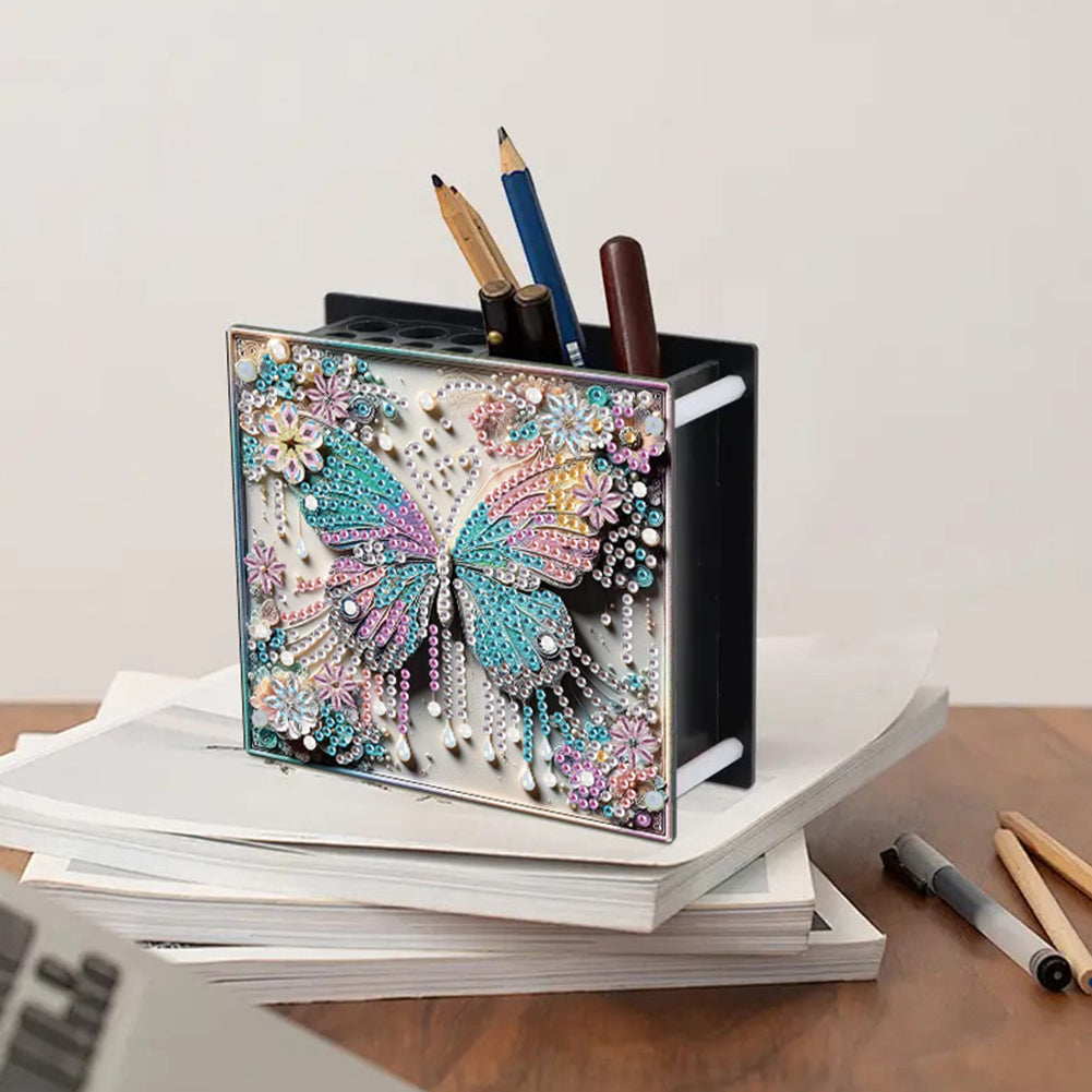 Acrylic Special Shape Animals DIY Diamond Painting Pen Holder Kit for Art Crafts