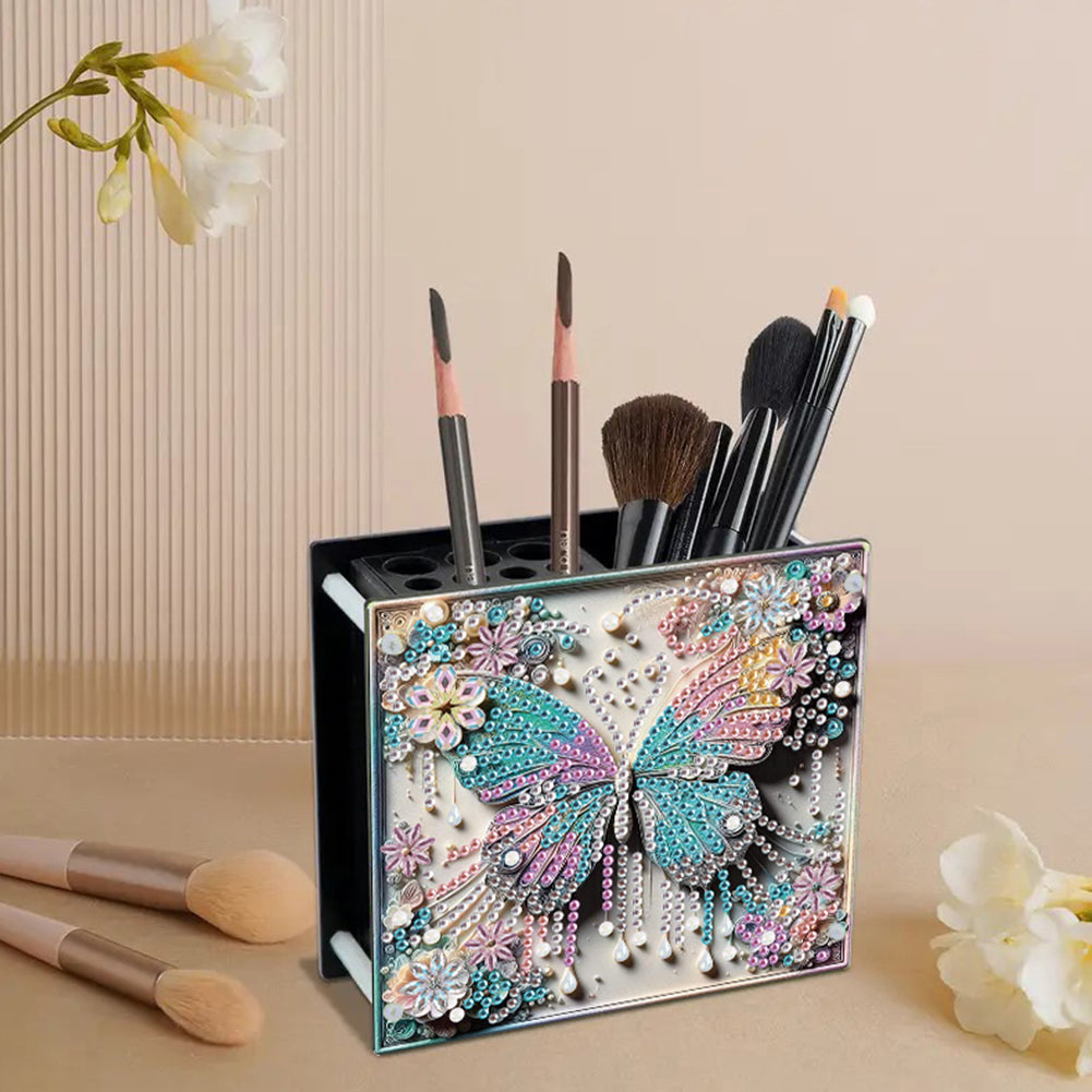 Acrylic Special Shape Animals DIY Diamond Painting Pen Holder Kit for Art Crafts