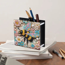 Load image into Gallery viewer, Acrylic Special Shape Bee DIY Diamond Painting Pen Holder for Home Study
