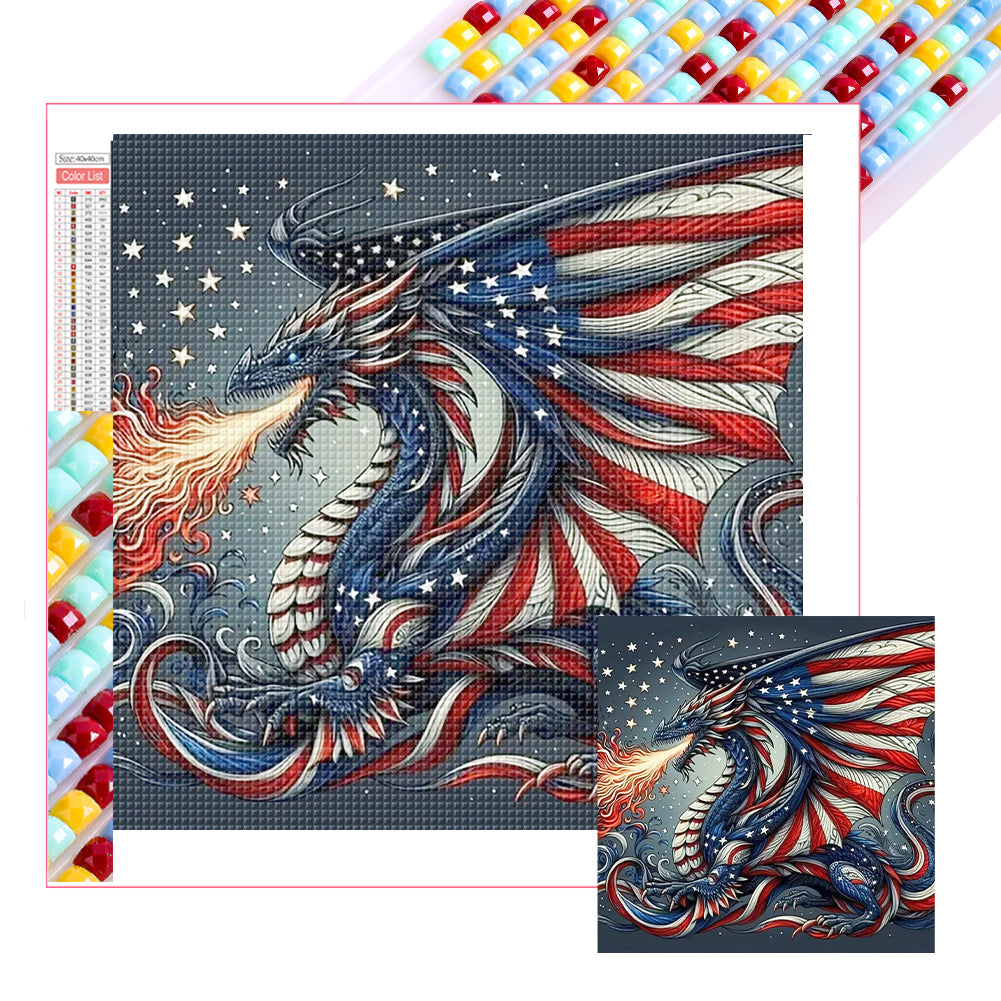 Diamond Painting - Full Square - Flame Of Freedom (40*40CM)