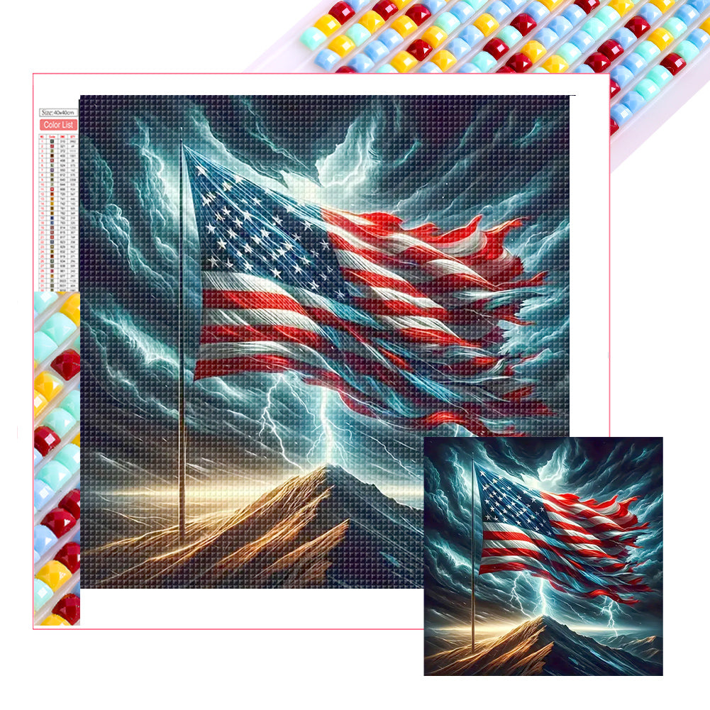 Diamond Painting - Full Square - Voice Of Patriotism (40*40CM)