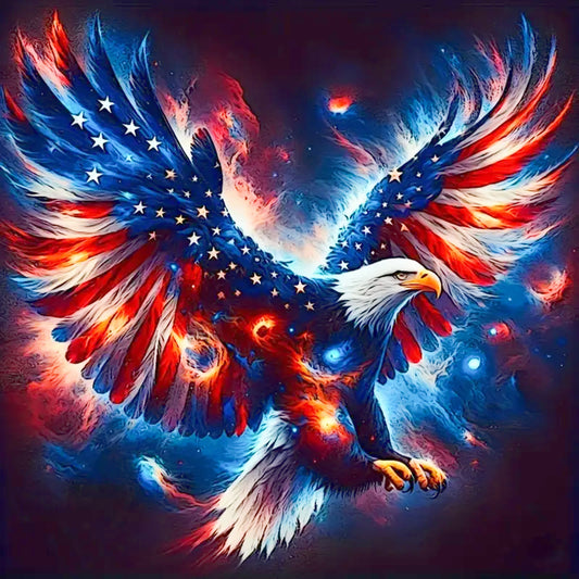 Diamond Painting - Full Square - Eagle Of Independence (40*40CM)