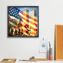 Load image into Gallery viewer, Diamond Painting - Full Square - Stars And Stripes (40*40CM)
