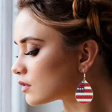 Load image into Gallery viewer, 4 Pairs Double Sided Exquisite Pattern Diamond Painting Earrings for Women Girls
